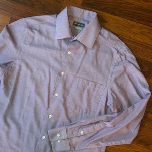 Men’s Dress Shirt - light purple check
